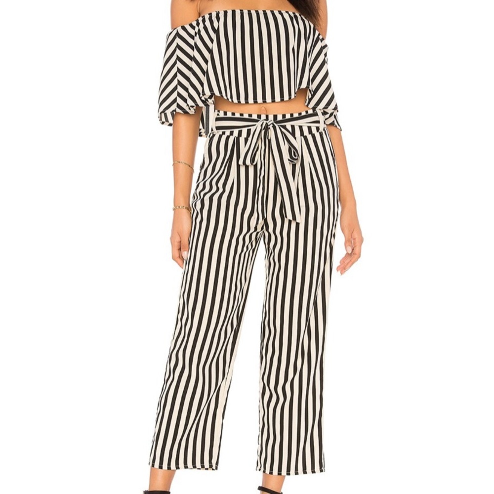 Amuse Society stripe two piece
